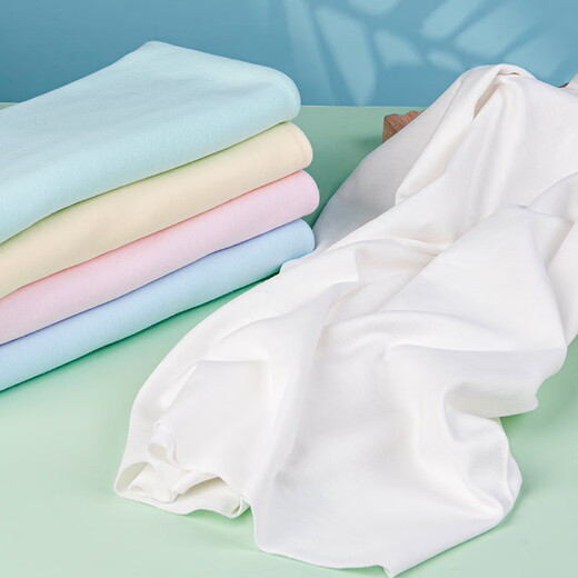 Jingmengyuan Baby Windeln reine Baumwollwaschable Meson -Stoffringwindeln Neugeborene Baumwolle atmungsaktive Senfbaby Stoff Frühling und Sommer Kaninchenmuster Mix 45*50 30 Stück l