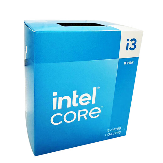 Intel Core 14. Generation CPU-Prozessor Desktop-Prozessor Boxed CPU i3-14100 Boxed [4 Kerne und 8 Threads]