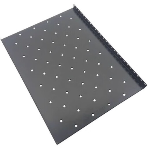 图腾机柜275 /425 /475 /575 /675固定板层板托盘 黑色  275x487x30mm