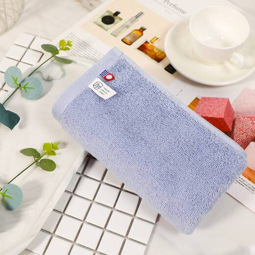 Imabari (IMABARI) JD Logistics Japan direct mail Imabari (IMABARI) towel square towel small towel pure cotton soft pink yellow gray towel 3 combination pack 1