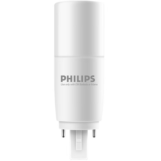 Philips LED-Plug-In- und Steckdose ersetzt die altmodische PL-C2P-Lampe 13W18W26W Horizontale Steckerlampe Energiesparungslampe Zwei-Polel-Röhre [4p Vier-Pin] 8,5W825 Gelbes Licht ersetzt 26W