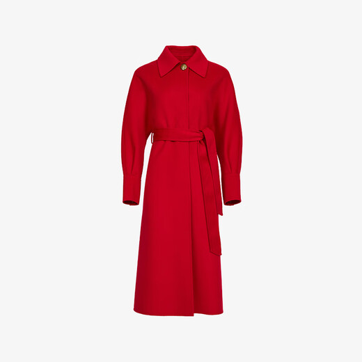 Gejin women's high-quality commuting style simple wool coat 9422181315 red L