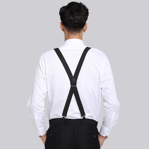 Beijing zhi clip de correa masculina pantalones adultos pantalones con correa para correa de la correa de la correa de la correa macho y femenino correa de hombro elástica [negro] clip de correa 1 [hombres y mujeres universales/alta longitud elástica ajustable]
