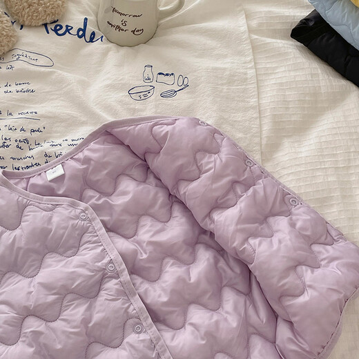 Disney (Disney) Down Vest Children's Baby Cotton Boys and Girls Vest Baby Vest Autumn and Winter Thickened Children Wear Inside and Out Off-Season Beige 90 (Recommended Height 70-80cm)