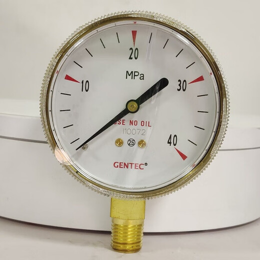 Gentec-Druckreduzierung des Dual-Stufe-Druckventils 152Tin15125TX125 Industrial Laboratory Hochdruckmesser 25mpa