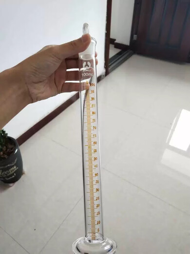 Mai Certificate Glass Sedimentation Measuring Cylinder Grain and Oil Inspection Wheat Sedimentation Index Determination Cylinder GB/T15685-2011