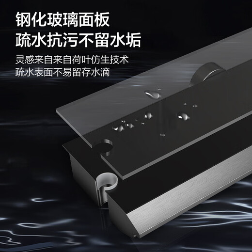 MICOE shower head full set gun gray piano button booster shower head shower set glass panel shower