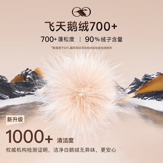 Govan black gold goose down jacket with nautical function 3.0 eight grid unisex long winter down jacket black S