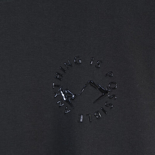 LI NING SUDSIRT Men's 2023 New Winter Sports Tending Series más Velvet cálido sudadera de jaleo AWDT753 AWDT753-4 Negro L