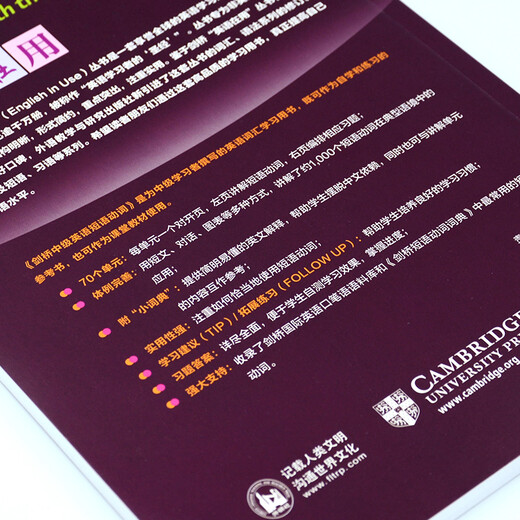 剑桥中级英语短语动词（剑桥“英语在用”English in Use丛书 中文版）