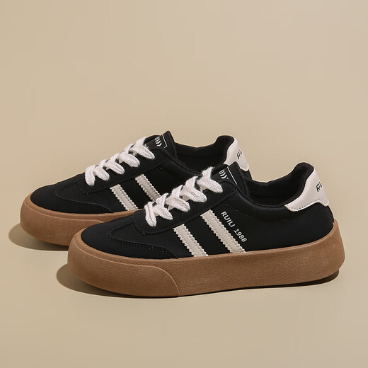Huili Frauenschuhe Super weiche Frauenschuhe dicker Leinwandschuhe für Frauen 2025 Frühling und Herbst Neue vielseitige Retro Schwangerschaft Casual Schuhe 702 Weiß 39