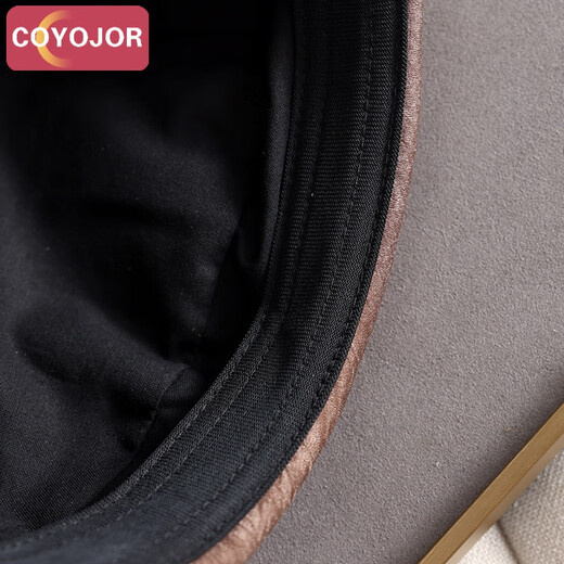
COYOJOR Xiyao Summer Beret Ladies Painter Hat Kinkle Hat Retro versatile Fashion Fashion High-end Middle-aged Hat Gift Khaki Adjustable