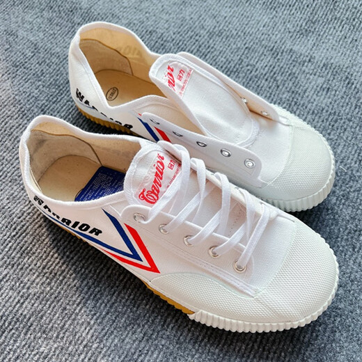 Pull-back shoes classic retro canvas shoes men's shoes women's shoes running shoes track and field shoes training shoes body test shoes WD-2A pull-back WD-2A white 42