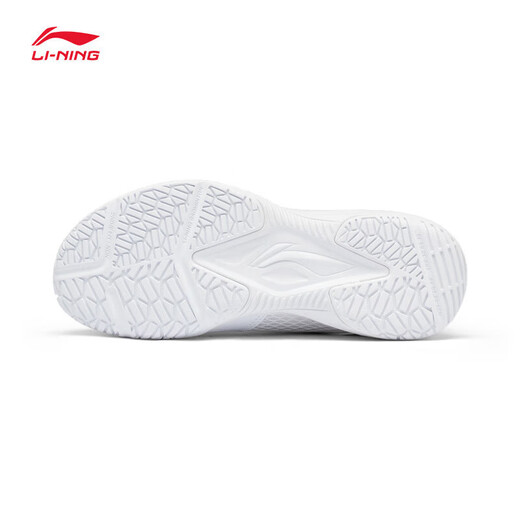 李宁雷霆LITE透气羽毛球训练鞋运动鞋AYTS020 标准白/黑色-7 42