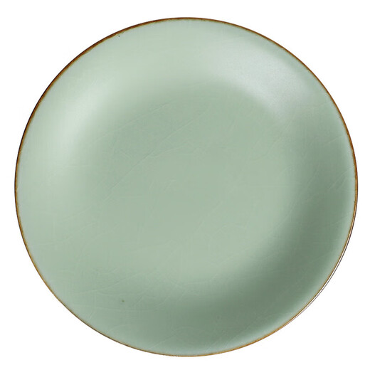 Ru Kiln Coaster, offenes Stück kann Ru Porzellan Keramik-Hitze-isoliertes Tee-Hölzer Retro-Tee-Set Tee-Zeremonie SN6627lB Douqing-6 Stücke/ nähren