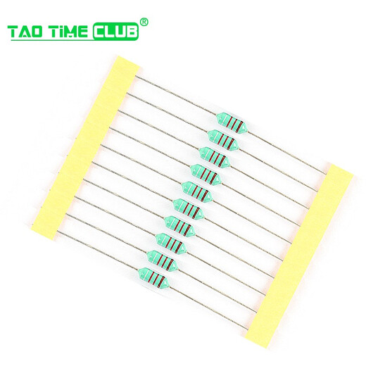 0410 direct plug color ring inductor 1/2W 0.5W color code inductor 10uH 4.7uH 1UH~100UH 50 pieces 1uH (50 pieces)