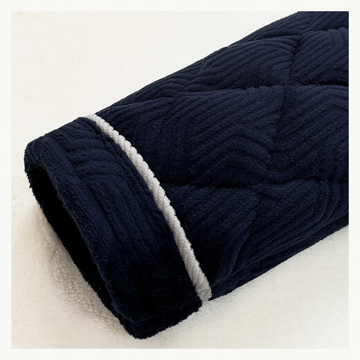 Suiyue Pajamas pour hommes épaissis en velours d'hiver à trois couches Coton Coral Velvet Velvet de papa Les vêtements de maison de l'âge moyen et âgés N9930 Blue M Milk Velvet Malogned Code 3xl épaissis (165-195jin [Jin est égal à 0,5 kg]))