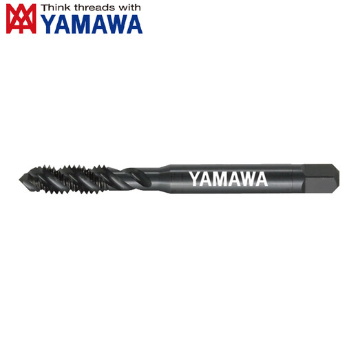 Japan imported YAMAWA stainless steel spiral tapping SU+SP/SU-SP oxidation treatment upper chip removal blind hole machine tap P2 M5X0.8