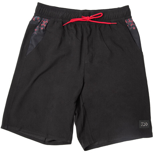 DAIWA 21 summer sports hoodie round neck long-sleeved shorts men's casual outdoor sports fishing clothing with elastic and comfortable shorts gray blue M