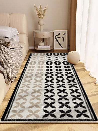 Alfombra de habitación para niñas de dormitorio imitación espesa de cachemira manta de la noche de la noche de la cabecera de altura y resistencia a la tierra hogar gran área j1517c villano marrón oscuro cajas de cajas de cajas de cebo de cebo 120 veces 160.5 cm