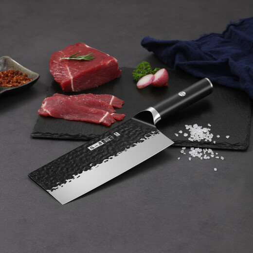 Zhang Xiaoquan kitchen knife household special slicing knife stainless steel composite steel forged knife hammer pattern knife kitchen utensils gray 60 or more x125mmx18.5cm