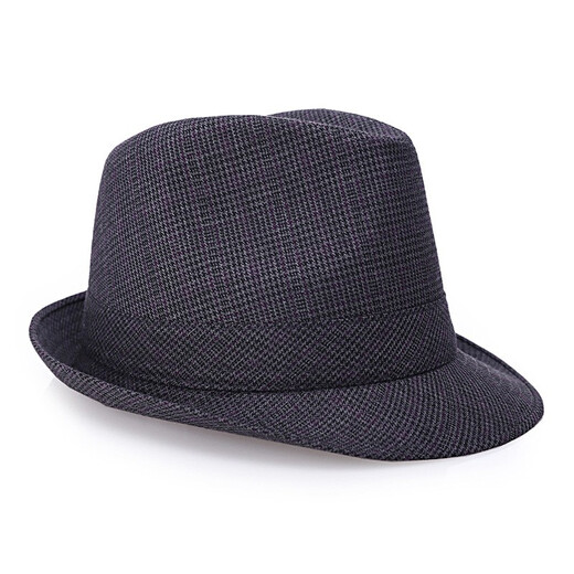 Changyin Summer summer cool hat men's hat top hat sun hat linen jazz hat spring and autumn linen beige slightly small 57 cm