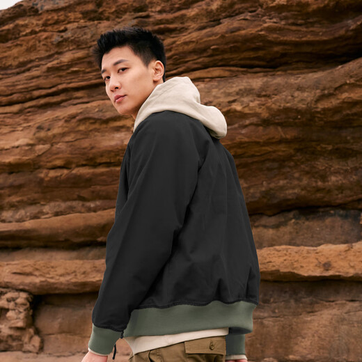 AKCLUB New Retro Revival Commemorative Edition MA-1 Baseball Leader Logo Bomber Jacket Men's AK Men's Wear 2304214 Black S