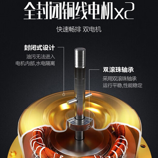 惠普好太太【上门安装】家用侧吸式厨房抽油烟机出租屋小型双电机壁挂式吸油烟机自动清洁脱排烟机 72cm五键触摸自动清洗25m³+上门安装 全国联保 售后无忧