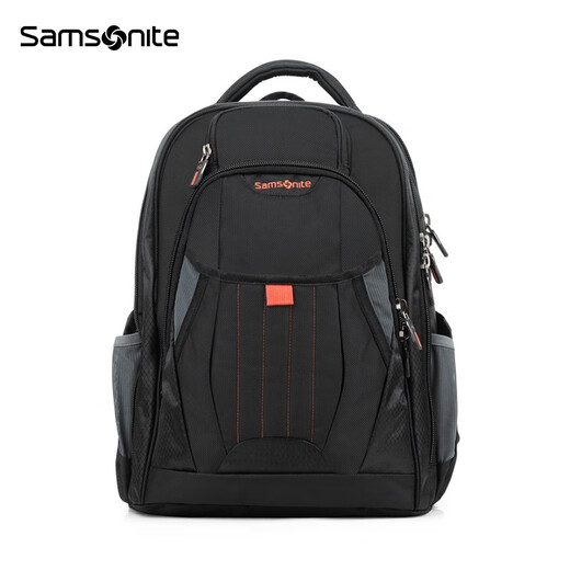 新秀丽（Samsonite）双肩包商务电脑包多功能男士背包差旅大容量运动透气书包\36B 黑色