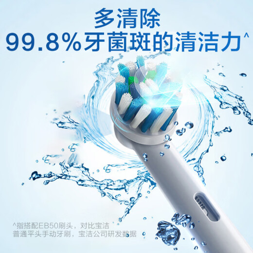 Oral-B electric toothbrush adult P series round head toothbrush couple gift 3D sonic rotating swing rechargeable daily cleaning P2000 Lamblan Seiko birthday gift