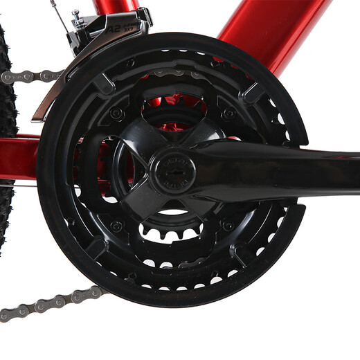 Xidesheng Chinese style 24-inch youth bicycle boys and girls 21-speed variable speed bicycle red and black