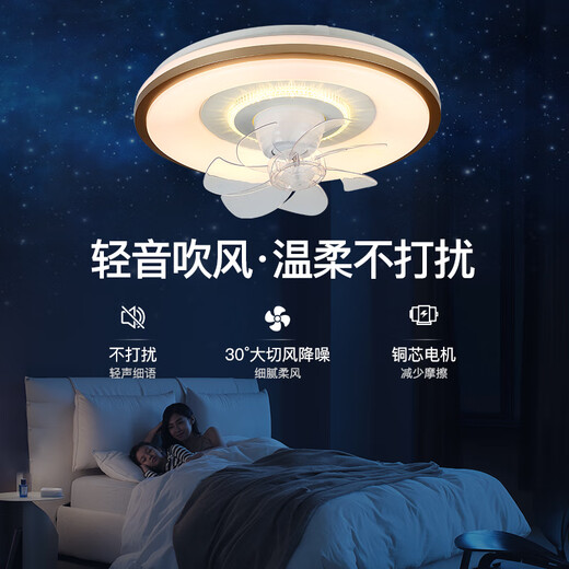V-Power Van Lights Smart Bedroom Plafond Lights Light LED LED LED Salle Dining Room Modern Simple Plafond Lights Fan Lights Hui] 9904-J Phnom Penh-96W Wuji-360 Shake Head