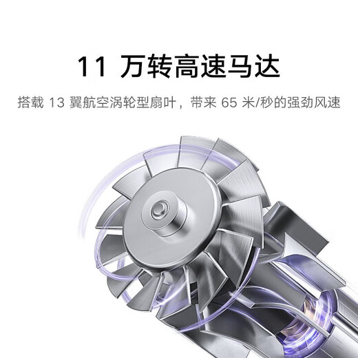 Xiaomi (Mi) Mijia Hochgeschwindigkeit Haartrockner Galaxie grau H701 Freie OM-Baumwolltücher für Haushalt schwerer Wind weht schnell trocknende Nano-Wasser-Ionen-Haarpflege intelligente konstante Temperaturkontrolle