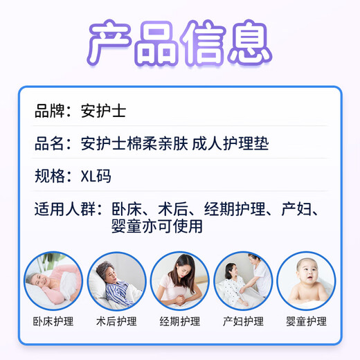 Nurse Ann adult care pad (size 60*90cm) 50 pieces maternity puerperal pad multifunctional diaper pad for the elderly