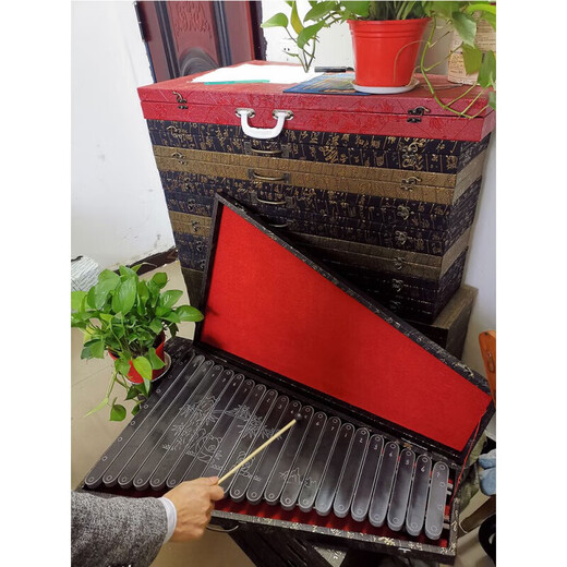 Fermin Shufu Folk Musical Instruments Collection Ethereal Piano Stone 21 Key C Tune Imitation Ancient Music Striker Zero, Sea y All Rivers