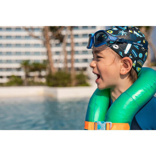 Decathlon children's swimming ring armpit float double-layer air bag life jacket equipment green 19-30KG 3-6 years old 694640