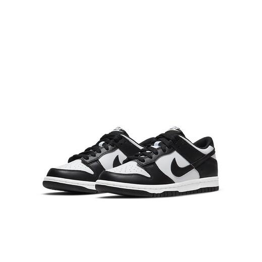 Nike (NIKE) [Good Product Recommendation] Official Dunk Low Ship Store Men's Shoes Women's Shoes Low Top Men's Sports and Leisure Skateboard Shoes CW1590-100 [Panda Black and White] 36