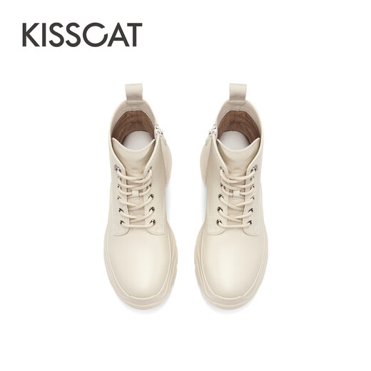 KISSCAT KISSING CAT WINTER URBAN COMESOT Универсальный Martin Boots Short Boots Women Ka54719-57 Молоко белый 39