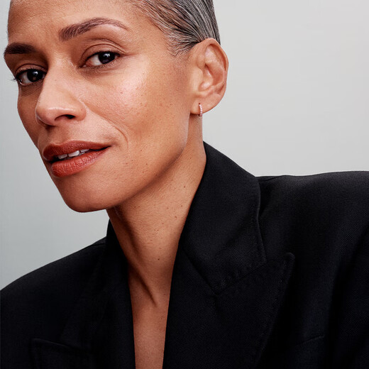 PANDORA sparkling simple earrings rose gold pavé birthday gift for girlfriend