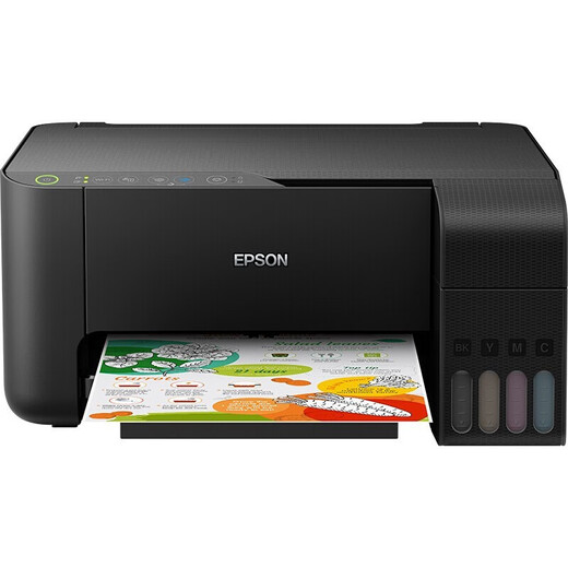 爱普生（EPSON）打印机L3258/L3256家用彩色墨仓式打印复印扫描 多功能一体机 学生作业打印 无线WiFi手机微信打印 黑色L3258（打印复印扫描+手机微信WiFi） 全新空机器（需要自行