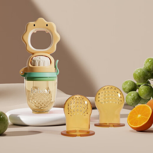 Hug Bear Bite Baby Silicone Fruit Bite Bag Baby Fruit and Vegetable Food Complementary Food Automatic Propeller Thiel Powder