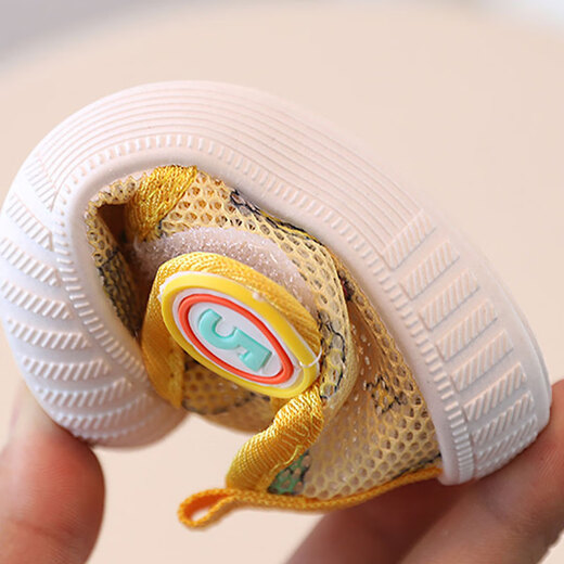 G.DUCK KIDS little yellow duck baby shoes children's mesh front shoes boys shoes girls summer mesh shoes 0-3 toddler shoes yellow size 16 / shoe length 11.5cm