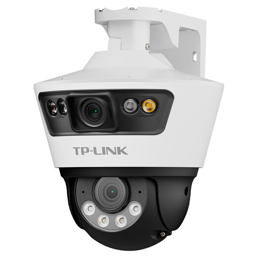 Pulian (TP-LINK) surveillance camera home high-definition wireless outdoor waterproof ball machine mobile APP remote housekeeping full-color infrared night vision 360-degree panoramic rotating pan-tilt version monitor [dual lens | dual screen] 6 million standard version 32GB memory card [ Free upgrade to 64GB card]