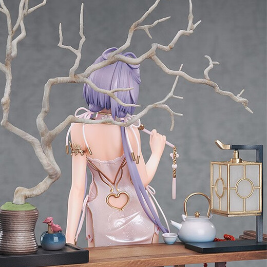 Gao shanhuangxi vsinger estilo chino cheongsam luo tianyi mangzhong figura 2d beautiful girl model modelo adornos de modelo de anime 2d beautiful girls adornos