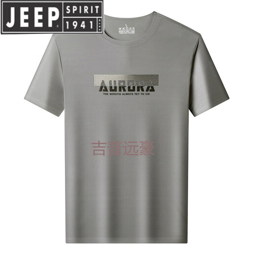 Jeep Spirit2025 Летняя новая мужская футболка с короткими рукавами среднего возраста