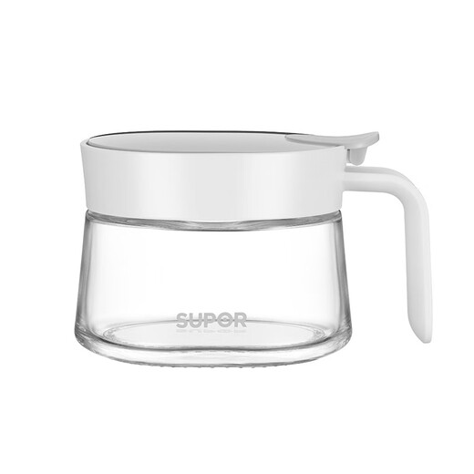 SUPOR seasoning jar seasoning box seasoning jar seasoning box set seasoning bottle seasoning jar salt shaker cream white seasoning box with spoon + seasoning sticker