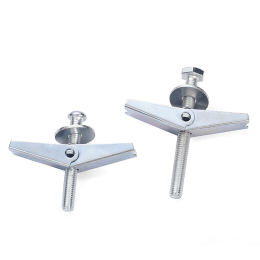 Jinggong (JINGGONG) SZ iron aircraft expansion screw hollow brick wall gypsum board orchid clip umbrella type gecko plug M4M5M6M8-M12 aircraft card M8 (10 pieces)