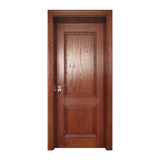 Mengyier Thai Oak Door Bedroom Door Solid Wood Oak Door Original Wood Door Chinese Style Room Door Indoor Painted Door Thai Rubber Wood Buckle Line Style