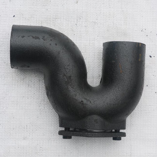 Flexible cast iron pipe W-type P door bend anti-water trap DN50 75 100 water drainage pipe fittings joint accessories DN1506 inch