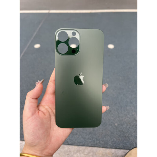 Shifanli is suitable for Apple 13pm/13pro mobile phone back cover glass 13promax rear screen case large hole back cover glass ma blue original quality (with tool glue) Apple 13pro